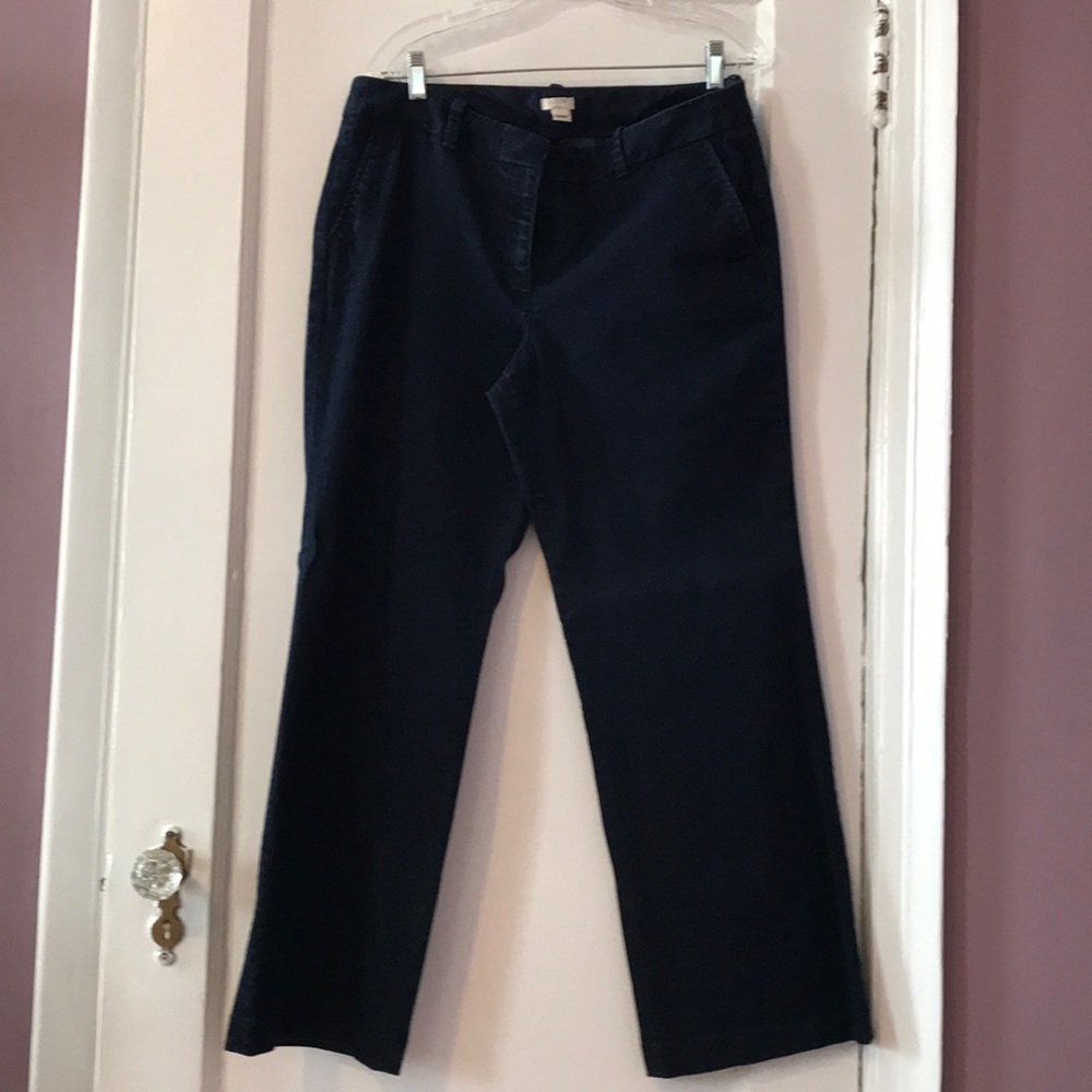 J. Crew stretch trouser jeans. Size 12. Wide leg.